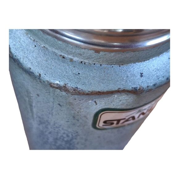 Stanley Vintage Made in USA Aladdin Green Vacuum Bottle Thermos A-944DH Quart - Picture 16 of 16